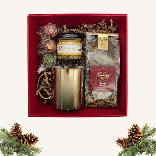 Ziemassvētku dāvanu komplekts "Zelta simfonija"